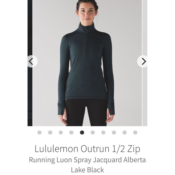 Lululemon Outrun 1/2 Zip 8 - Picture 1 of 12